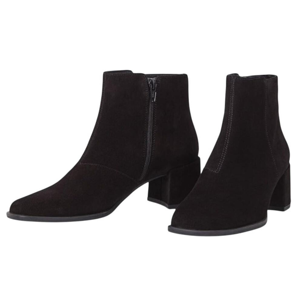 Vagabond Black Suede Ankle Boots